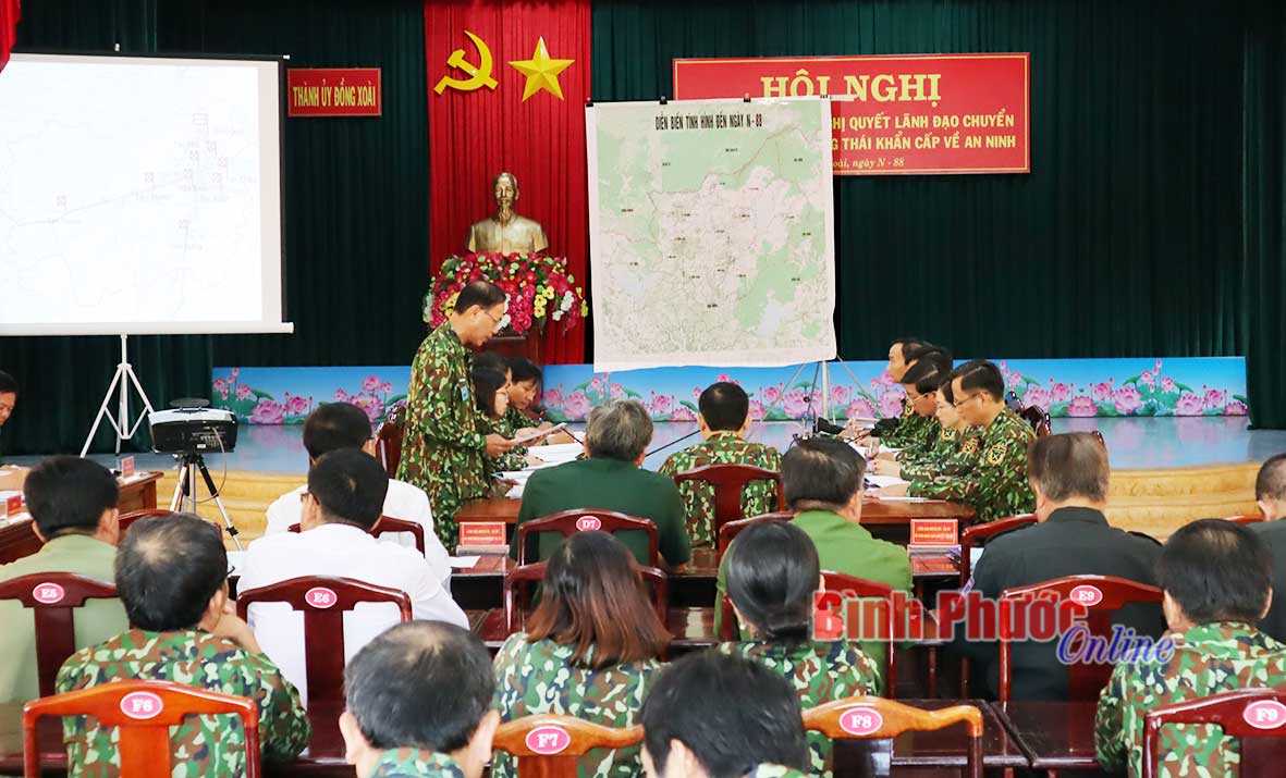 Đồng Xo&agrave;i diễn tập khu vực ph&ograve;ng thủ năm 2019