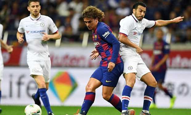Antoine Griezmann mờ nhạt, Barcelona bại trận trước Chelsea