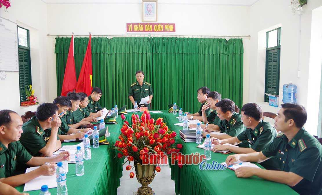Bộ chỉ huy Bộ đội bi&ecirc;n ph&ograve;ng tỉnh kiểm tra to&agrave;n diện c&aacute;c đơn vị