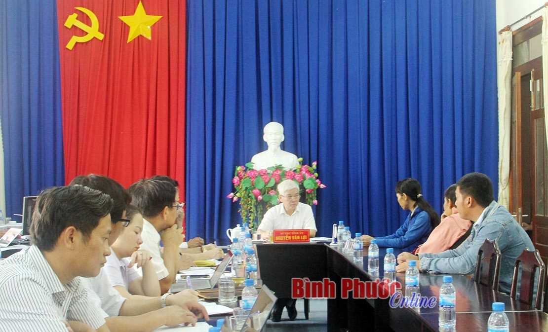 Đồng ch&iacute; B&iacute; thư Tỉnh ủy tiếp c&ocirc;ng d&acirc;n định kỳ th&aacute;ng 7