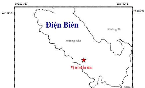 Xảy ra trận động đất thứ chín trong năm nay tại Điện Biên