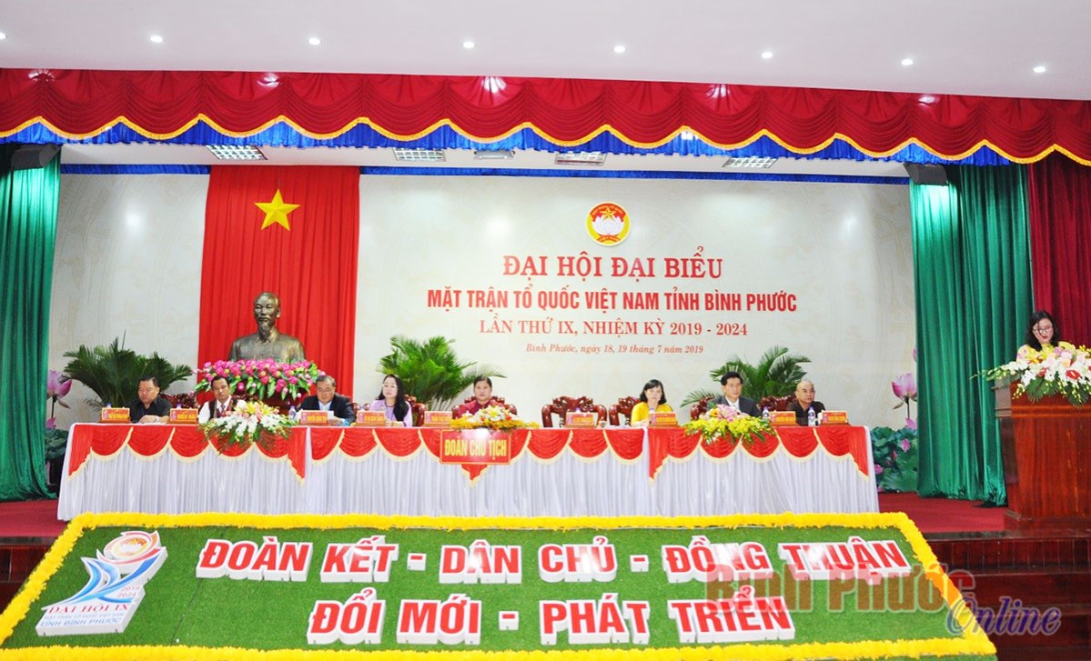 Ng&agrave;y l&agrave;m việc thứ nhất Đại hội đại biểu MTTQVN tỉnh lần thứ IX