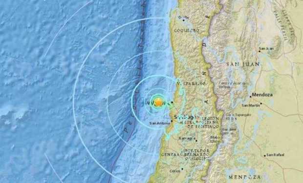 Xảy ra trận động đất lớn 7,2 độ ngoài khơi bờ biển Chile
