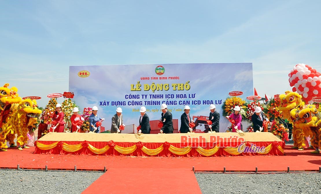 Bình Phước khởi công xây dựng cảng cạn Hoa Lư