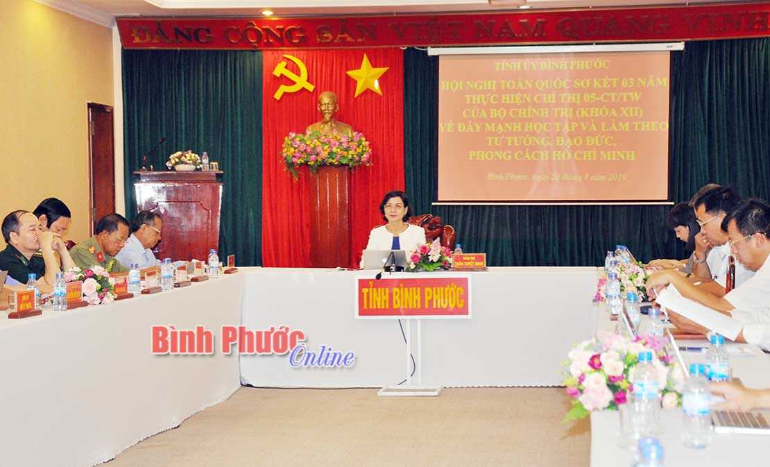 Sơ kết 3 năm thực hiện Chỉ thị số 05-CT/TW tr&ecirc;n to&agrave;n quốc