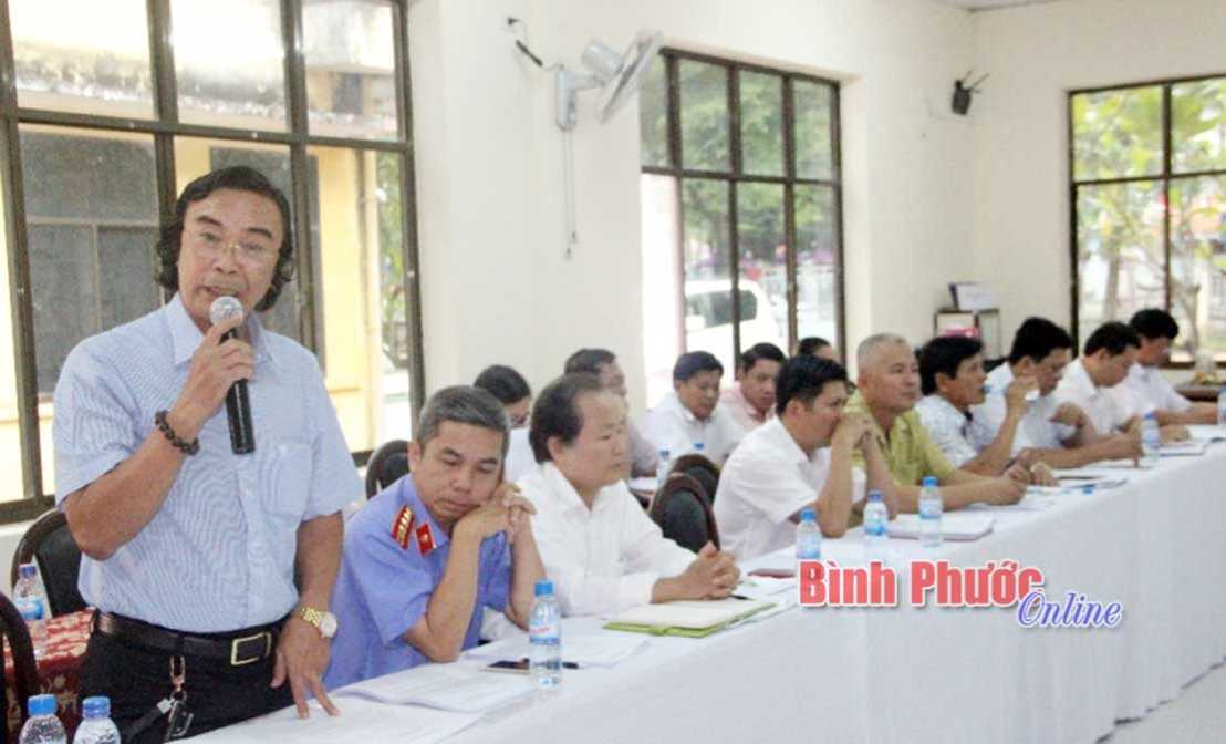 Hội nghị lấy ý kiến đóng góp dự thảo luật sửa đổi, bổ sung một số luật