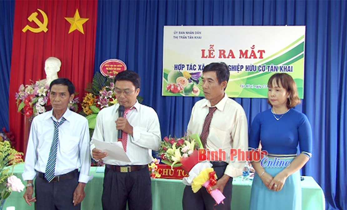 Thành lập Hợp tác xã nông nghiệp hữu cơ Tân Khai