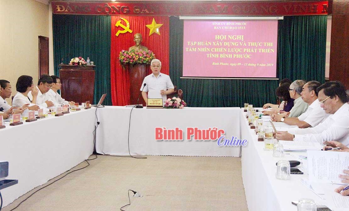 Tập huấn x&acirc;y dựng v&agrave; thực thi&nbsp;tầm nh&igrave;n chiến lược ph&aacute;t triển tỉnh B&igrave;nh Phước