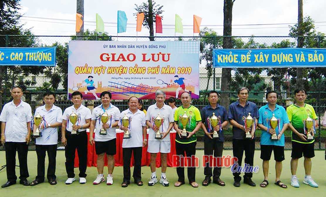 Đồng Phú tổ chức giải quần vợt năm 2019