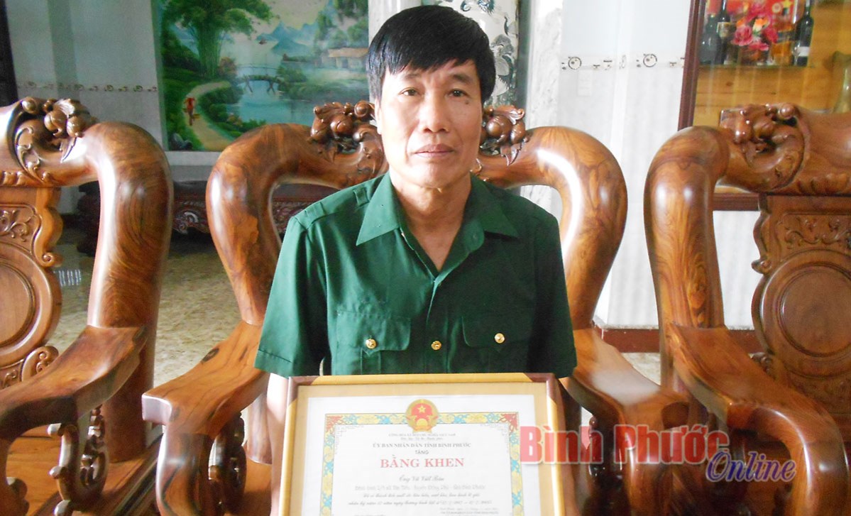Bệnh binh Vũ Viết B&aacute;u vượt kh&oacute; l&agrave;m gi&agrave;u