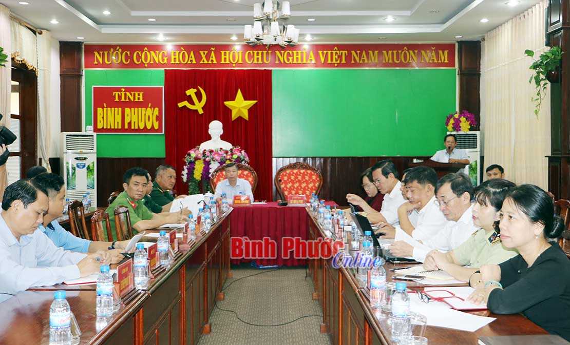 Họp khẩn thực hiện phòng, chống dịch tả lợn châu Phi