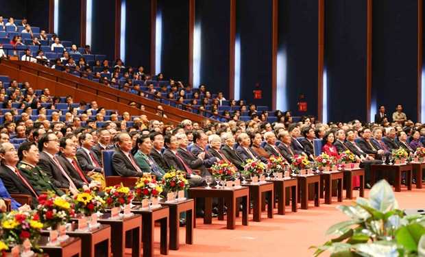 Lễ kỷ niệm Quốc gia 50 năm thực hiện Di ch&uacute;c của Chủ tịch Hồ Ch&iacute; Minh