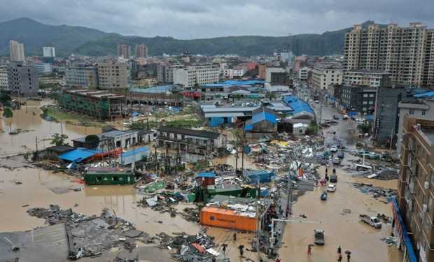 Bão Lekima tiếp tục hoành hành tại Trung Quốc, số người chết tăng