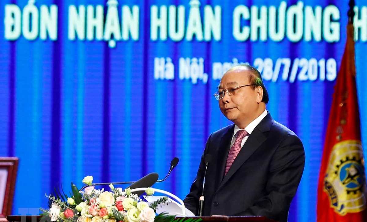 Ph&aacute;t biểu của Thủ tướng tại Lễ kỷ niệm 90 năm ng&agrave;y th&agrave;nh lập C&ocirc;ng đo&agrave;n