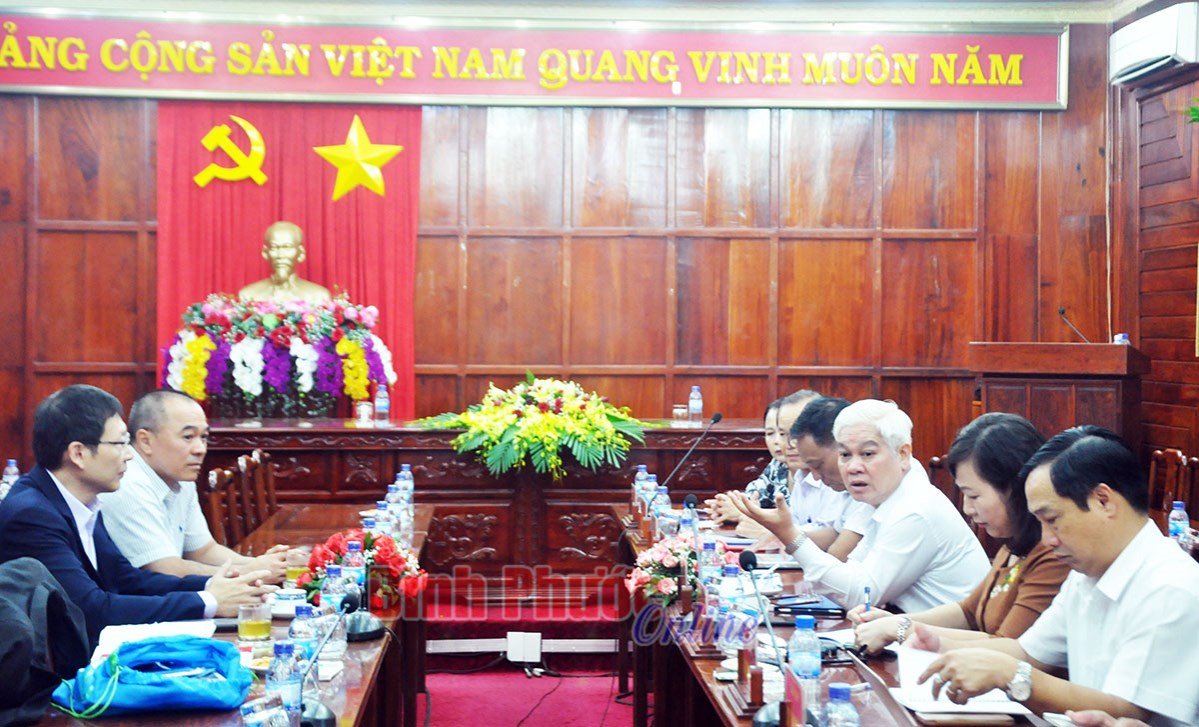 Tập đo&agrave;n WHA - Th&aacute;i Lan t&igrave;m hiểu đầu tư tại B&igrave;nh Phước