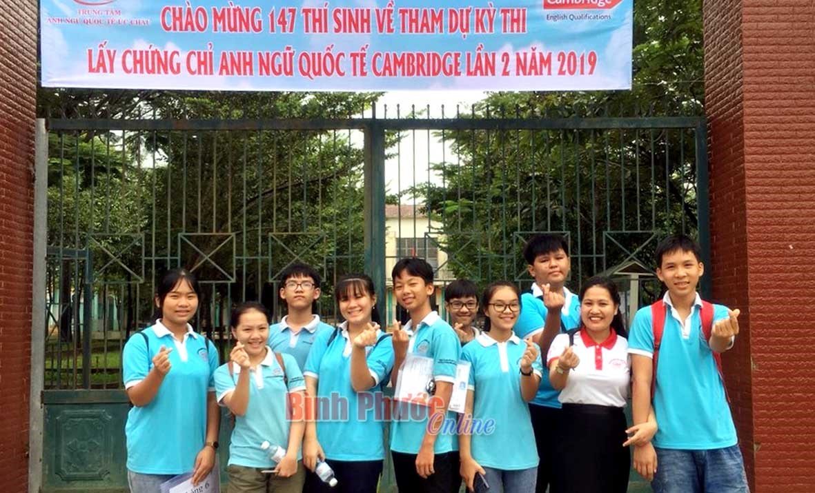 147 thí sinh tham gia kỳ thi Cambridge