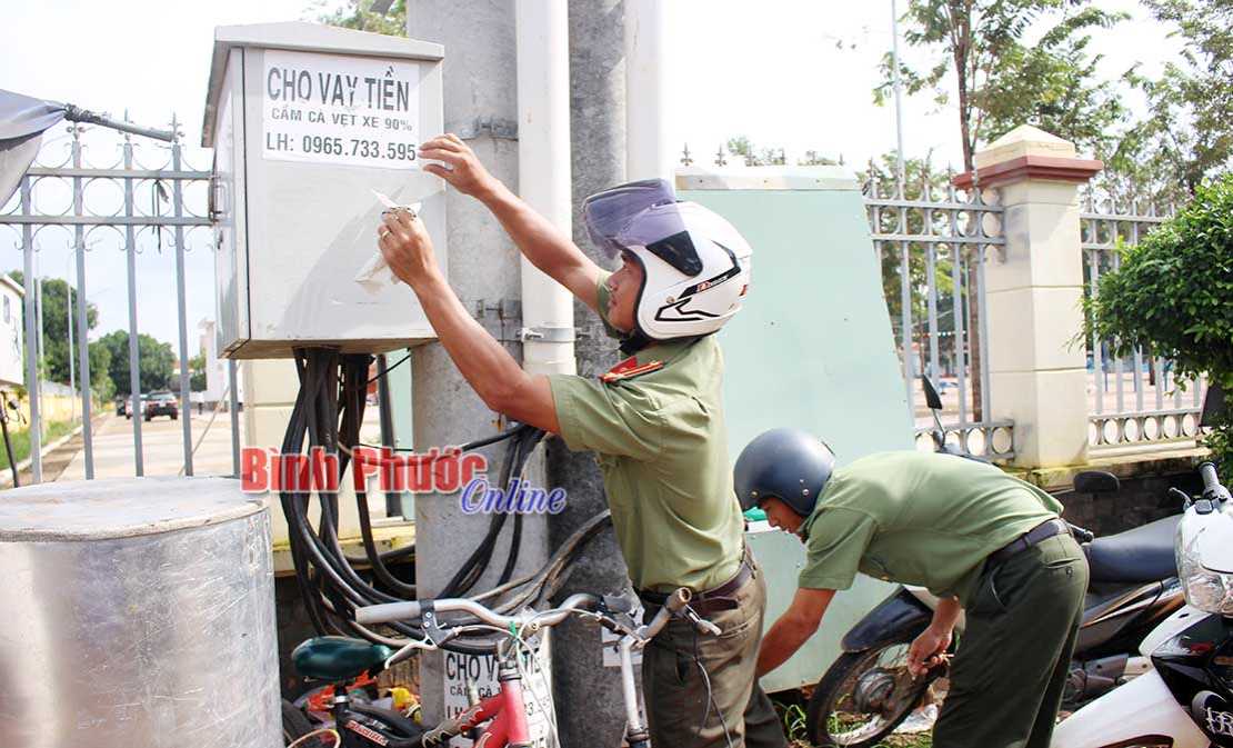 Phú Riềng ra quân tấn công, trấn áp tội phạm liên quan đến “tín dụng đen”