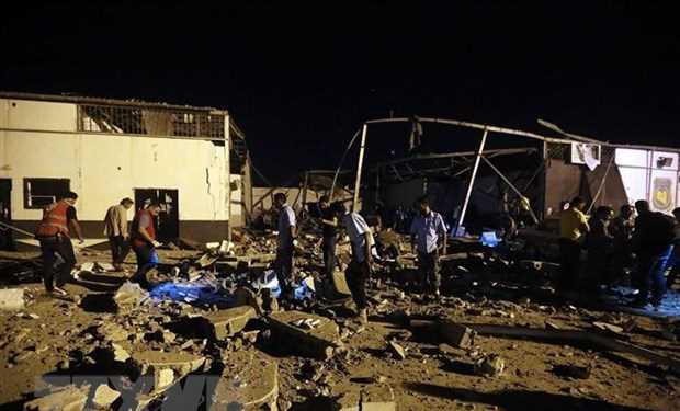 HĐBA không ra được tuyên bố lên án vụ tấn công trại di cư ở Libya