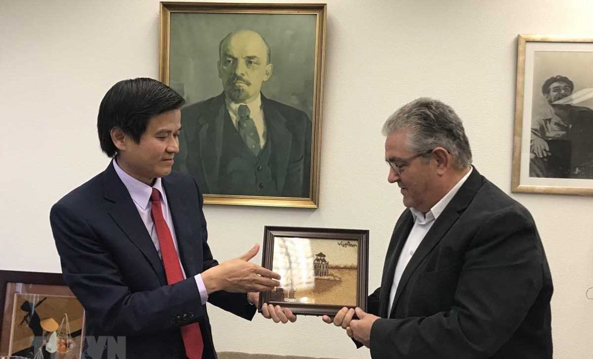 Việt Nam v&agrave; Hy Lạp th&uacute;c đẩy quan hệ giữa hai Đảng Cộng sản