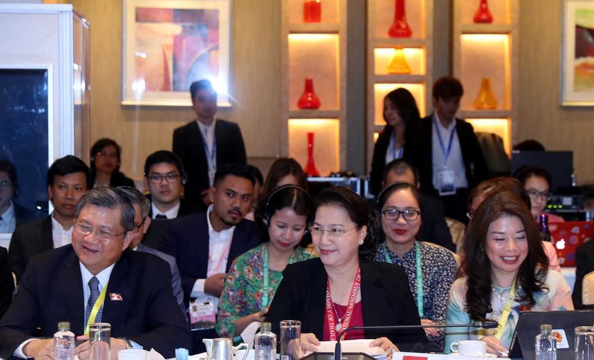 Chủ tịch Quốc hội Nguyễn Thị Kim Ng&acirc;n dự họp Ban Chấp h&agrave;nh AIPA