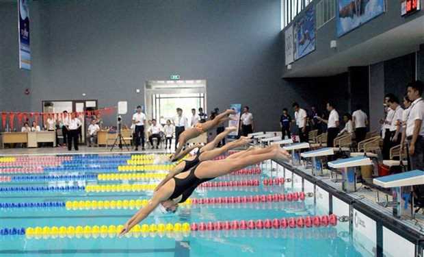 Gần 300 vận động viên thi bơi, lặn tranh cúp Sun Sport Complex 2019