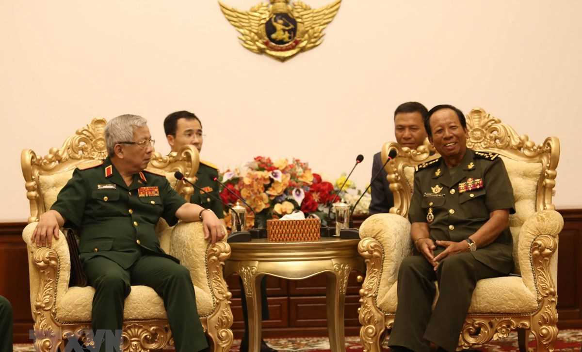 Đối thoại Ch&iacute;nh s&aacute;ch Quốc ph&ograve;ng Việt Nam-Campuchia lần thứ 4