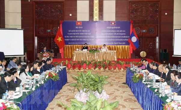 Việt-L&agrave;o trao đổi về ch&iacute;nh s&aacute;ch ph&aacute;p luật trong gi&aacute;o dục nghề nghiệp