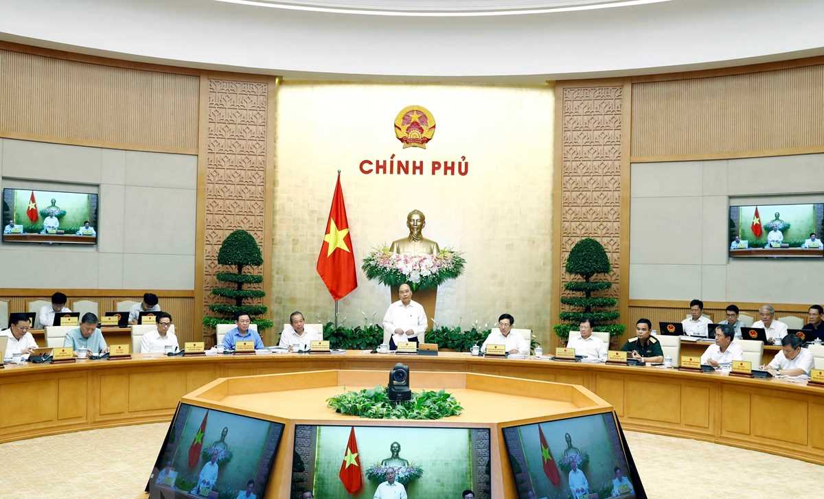 Thủ tướng chủ tr&igrave; Phi&ecirc;n họp Ch&iacute;nh phủ chuy&ecirc;n đề về x&acirc;y dựng ph&aacute;p luật