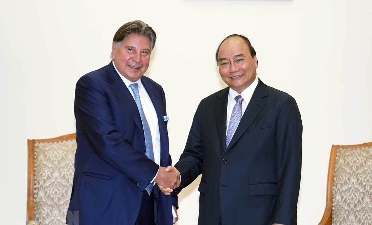 Thủ tướng Nguyễn Xu&acirc;n Ph&uacute;c tiếp Chủ tịch Tập đo&agrave;n TTI