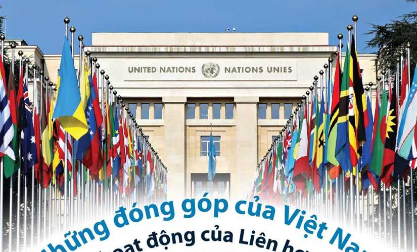 [Infographics] Những đ&oacute;ng g&oacute;p của Việt Nam trong hoạt động của LHQ