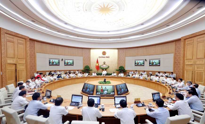 Thủ tướng Nguyễn Xu&acirc;n Ph&uacute;c chủ tr&igrave; họp Ch&iacute;nh phủ thường kỳ th&aacute;ng 9