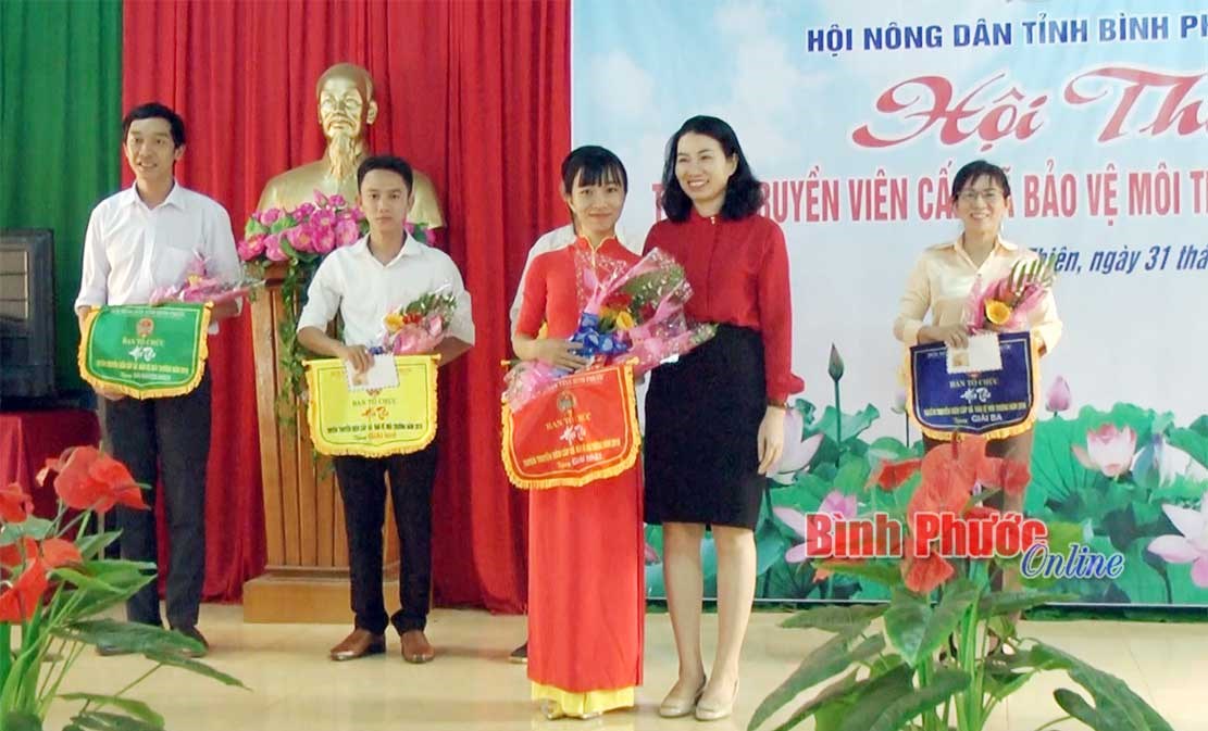 Lộc Thiện nhất hội thi tuyên truyền viên cấp xã bảo vệ môi trường