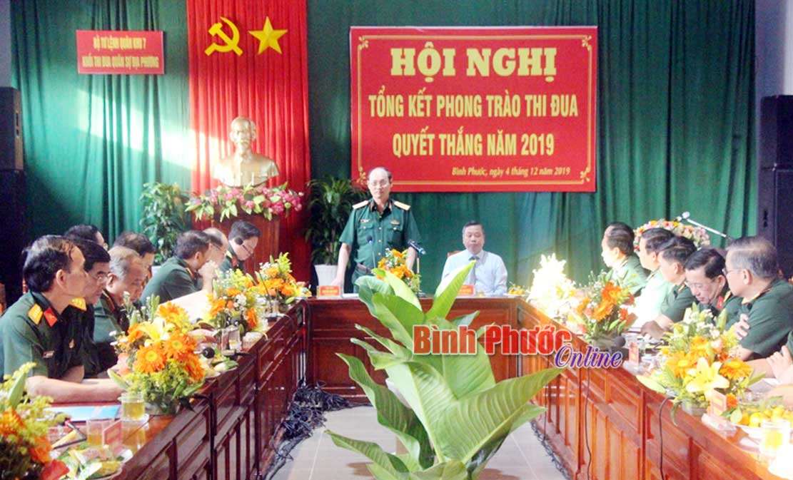 Khối thi đua qu&acirc;n sự địa phương Qu&acirc;n khu 7: Tổng kết phong tr&agrave;o Thi đua quyết thắng năm 2019