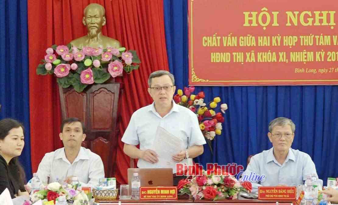 Chất vấn giữa 2 kỳ họp HĐND thị xã Bình Long: Nhiều nội dung liên quan đến sản xuất nông nghiệp