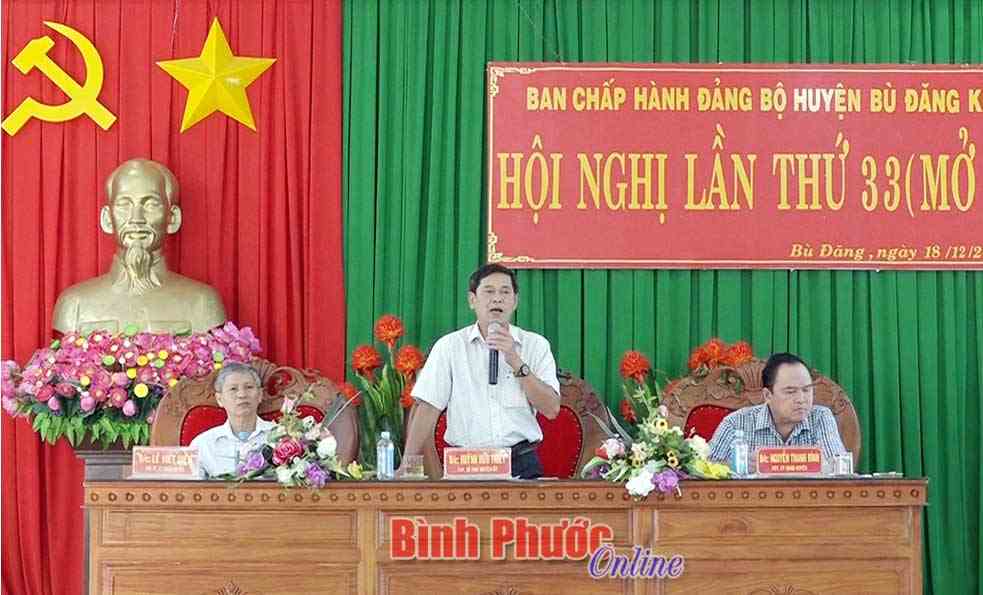Bù Đăng, Đồng Phú triển khai nhiệm vụ năm 2020