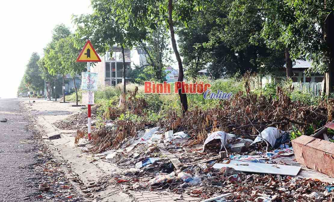 Bãi rác trên vỉa hè