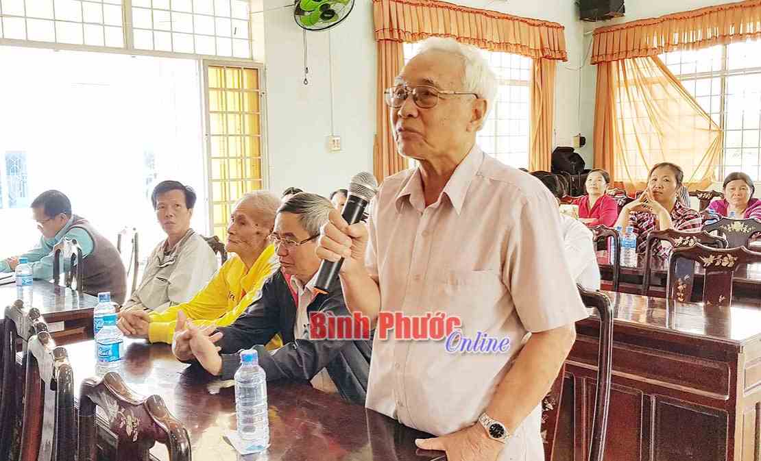 Đại biểu Quốc hội tiếp xúc cử tri Bình Long, Hớn Quản