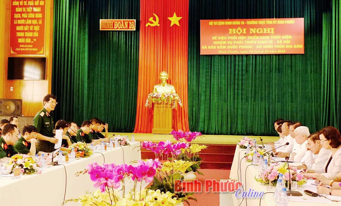 B&iacute; thư Tỉnh ủy Nguyễn Văn Lợi:&nbsp;Binh đo&agrave;n 16 cần tiếp tục s&aacute;t c&aacute;nh thực hiện an sinh x&atilde; hội