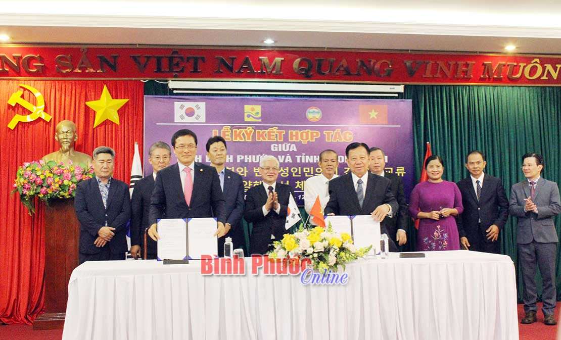 Bình Phước và tỉnh Jeollanam, Hàn Quốc hợp tác cùng phát triển
