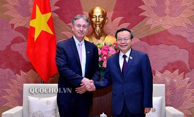 Ph&oacute; Chủ tịch Quốc hội tiếp Chủ tịch Hội đồng Kinh doanh EU-ASEAN