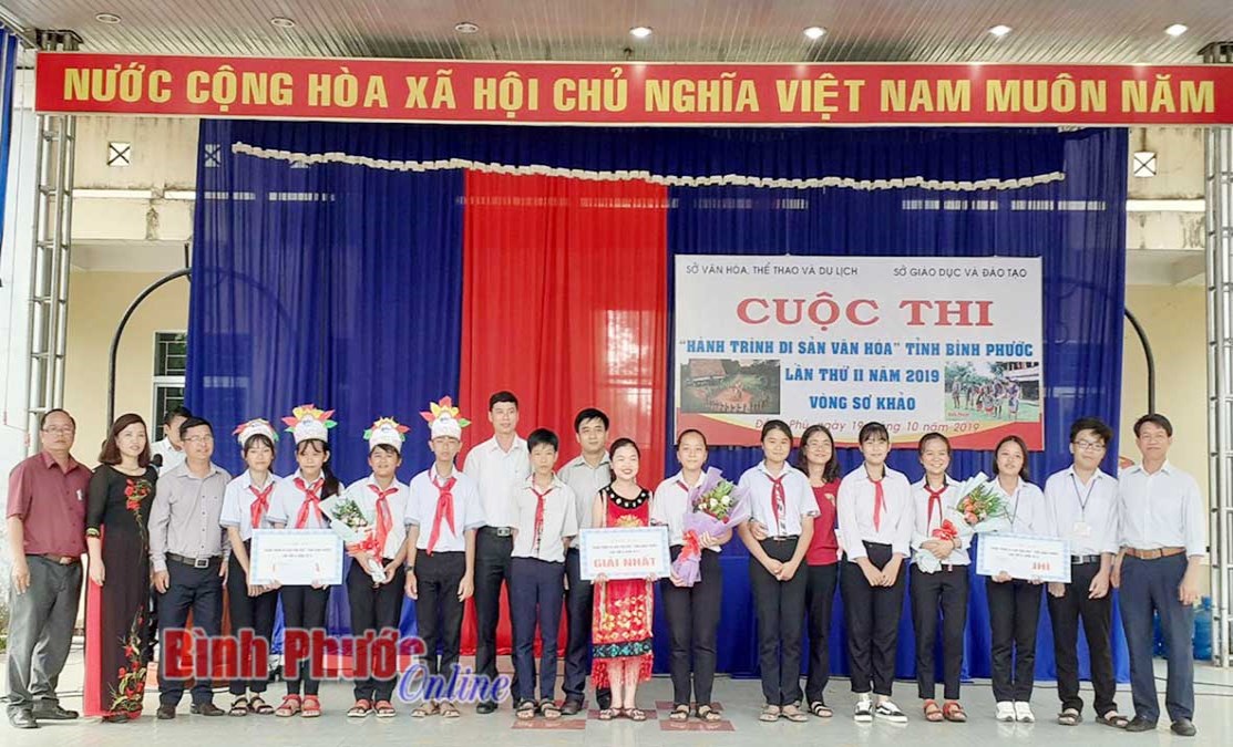 Trường THCS Tân Phú tham gia chung kết “Hành trình di sản văn hóa”
