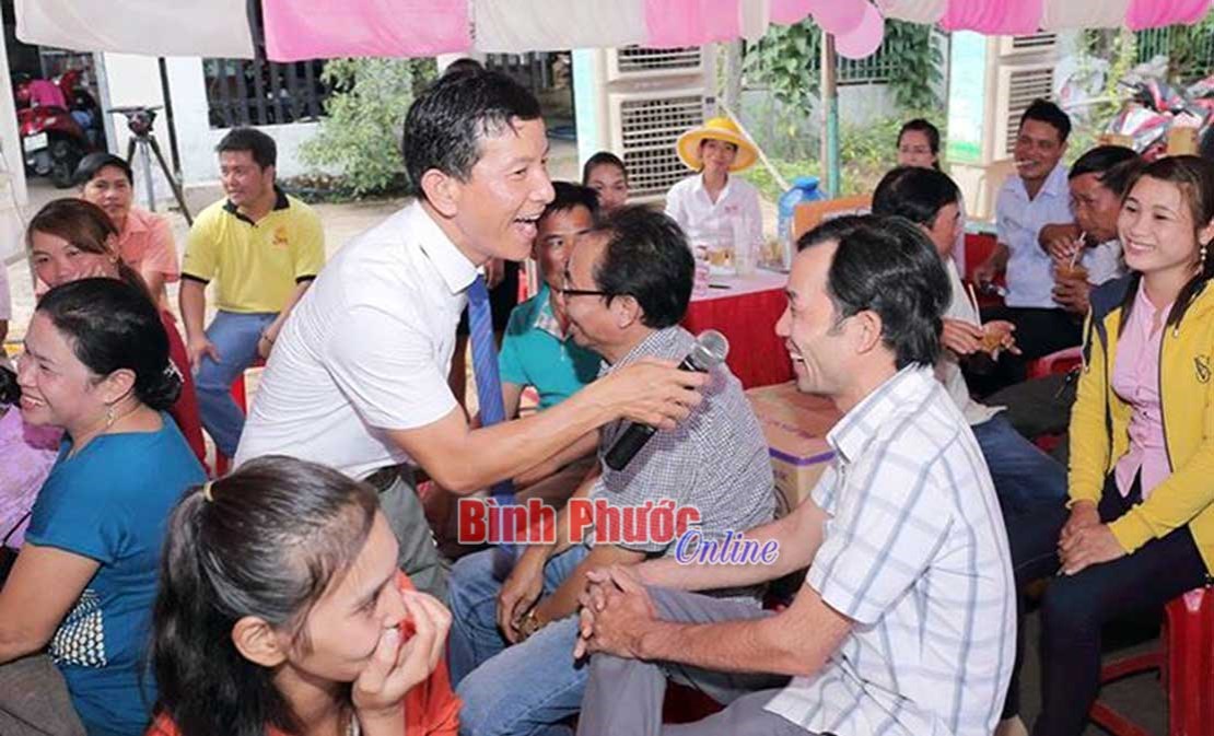 Đây là Đài Phát thanh - Truyền hình và Báo Bình Phước...