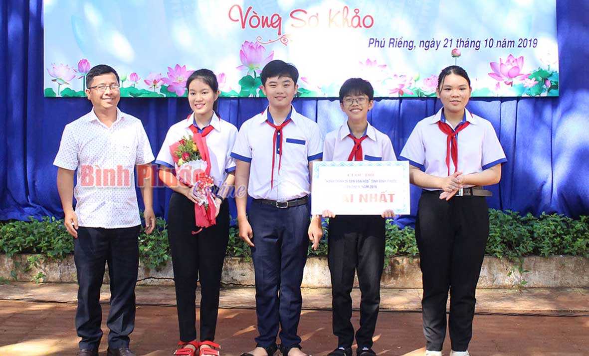 Trường THCS Bù Nho nhất sơ khảo “Hành trình di sản văn hóa” tỉnh lần II