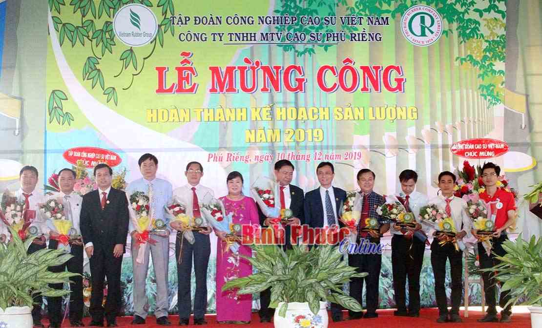 Cao su Phú Riềng hoàn thành kế hoạch sản lượng trước 21 ngày