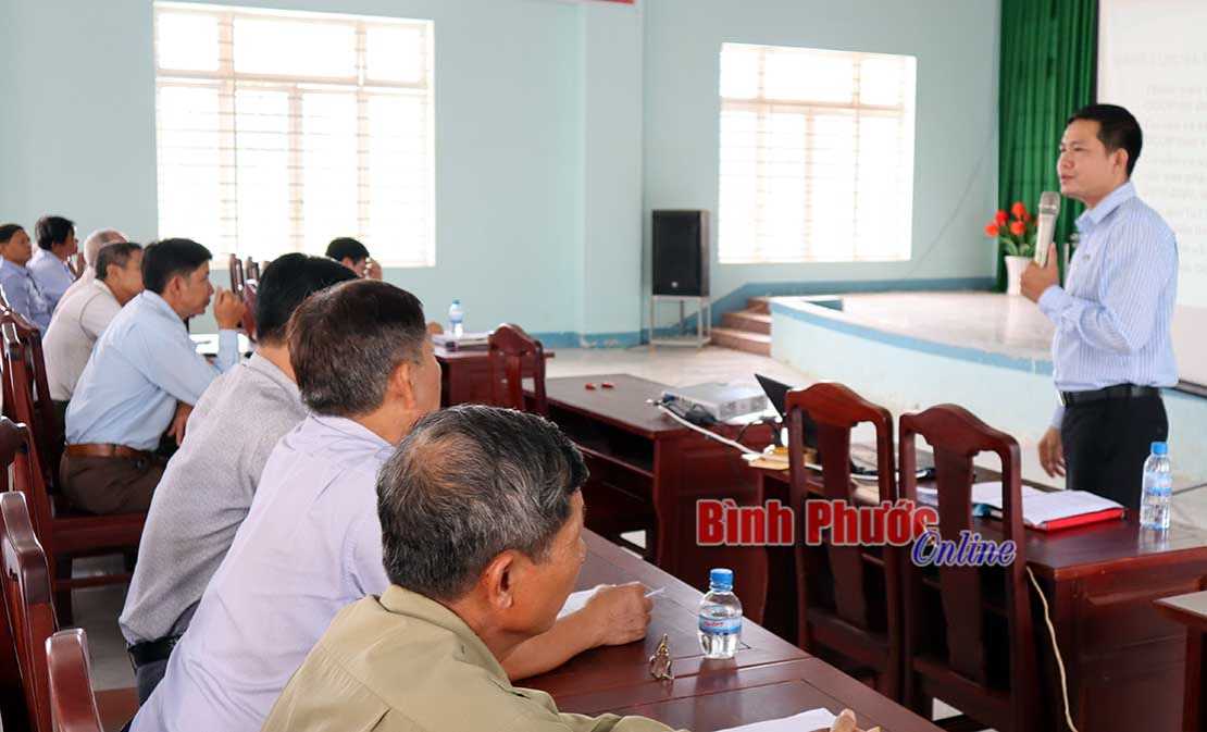 Đồng Xoài, Bù Đăng: Tập huấn triển khai chương trình “Mỗi xã một sản phẩm”