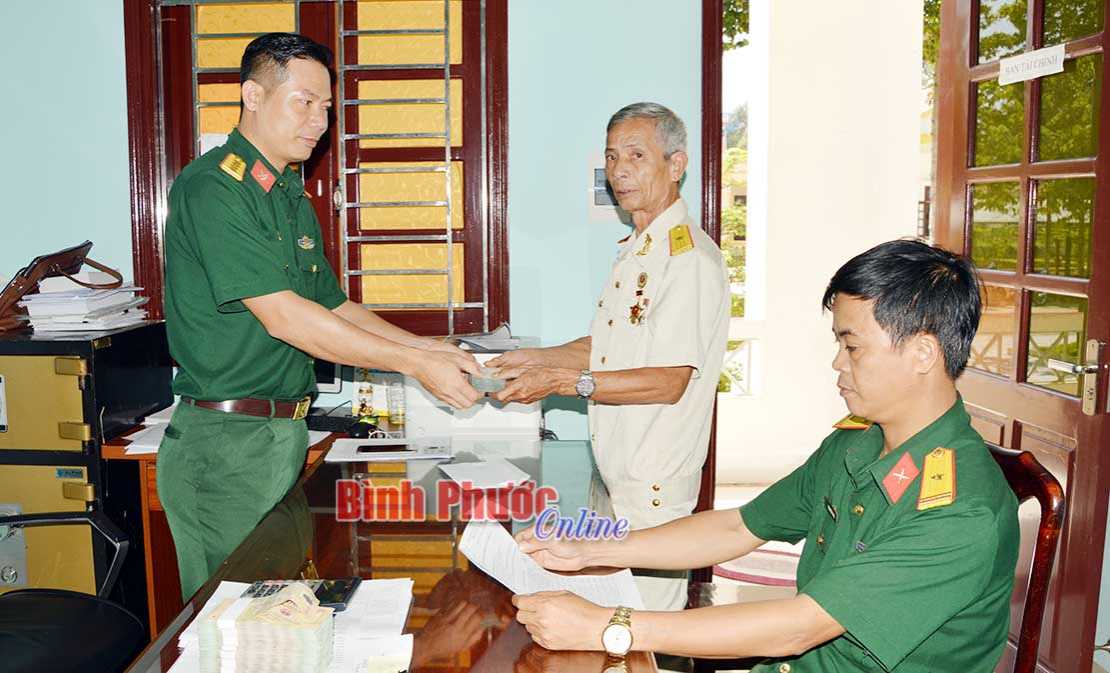 Chi trả hơn 135 triệu đồng trợ cấp thương tật cho thương binh bị thất lạc hồ sơ