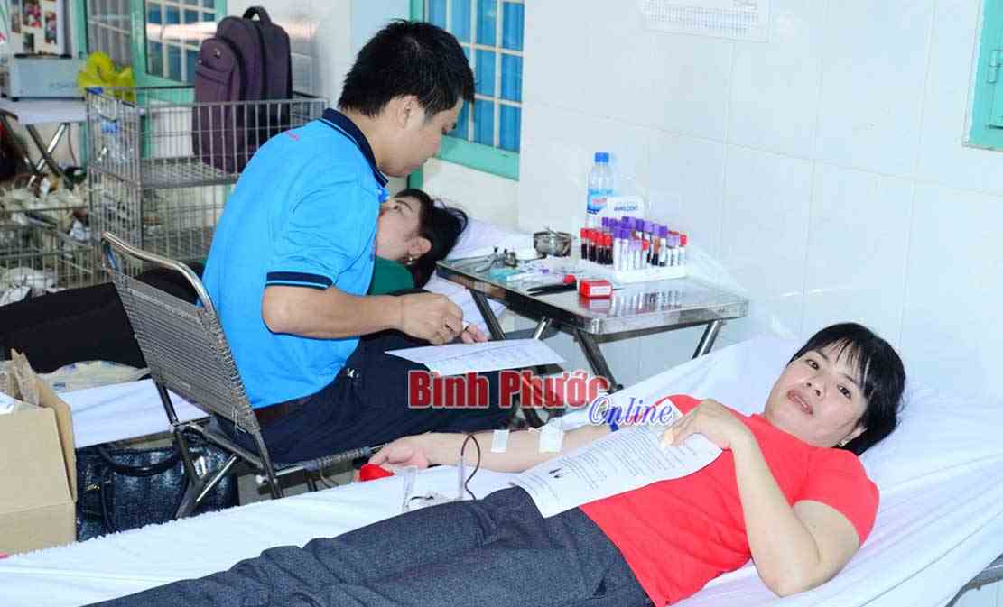 Bình Long hiến máu đạt 158,37% chỉ tiêu tỉnh giao