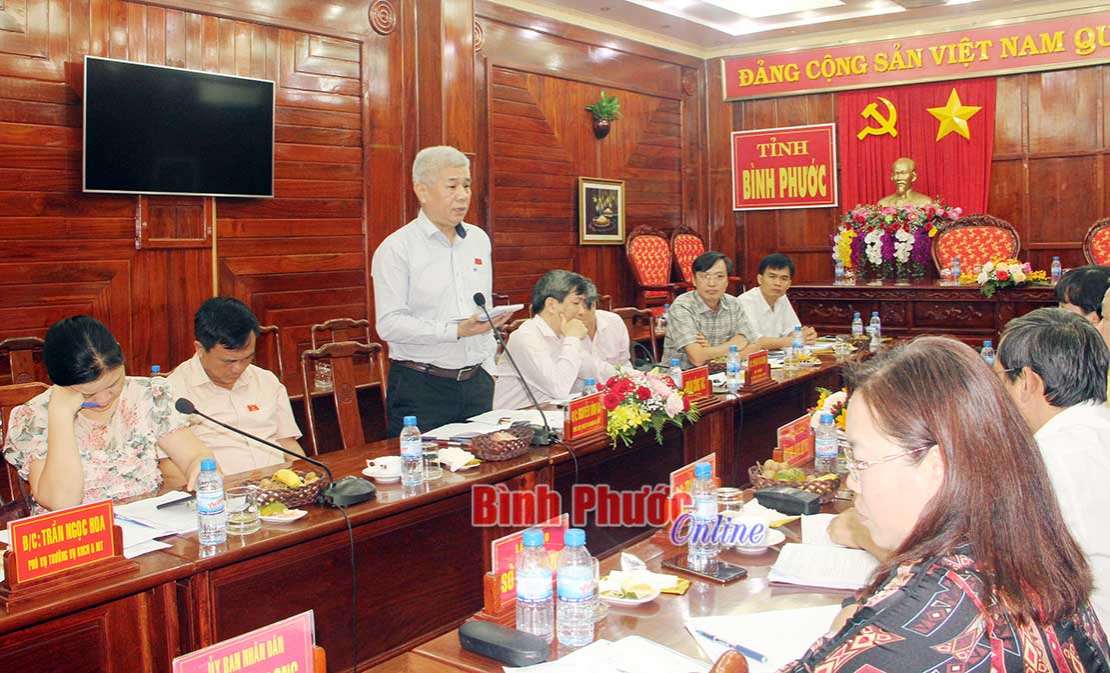 Ủy ban Khoa học - Công nghệ và Môi trường giám sát tại Bình Phước