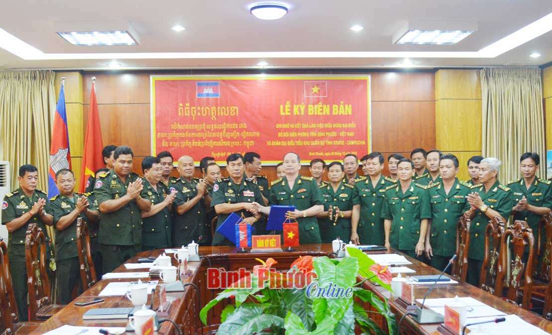 B&igrave;nh Phước - Kratie hội đ&agrave;m phối hợp bảo vệ bi&ecirc;n giới