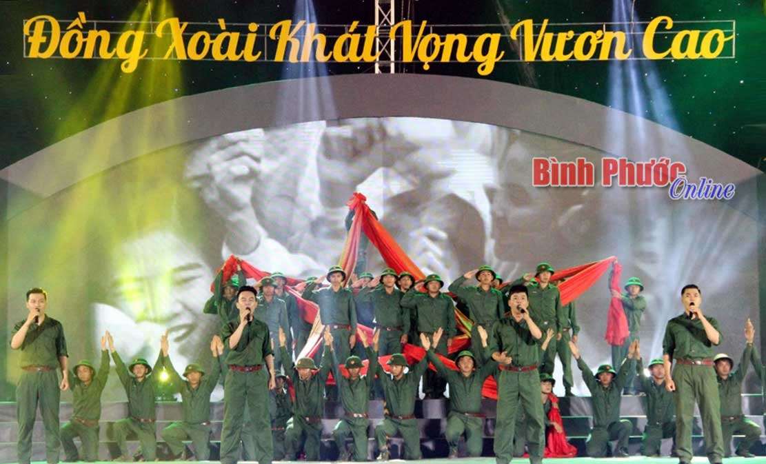 Đặc sắc chương tr&igrave;nh nghệ thuật kỷ niệm đ&ocirc; thị Đồng Xo&agrave;i 20 năm x&acirc;y dựng v&agrave; ph&aacute;t triển